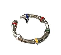 sodeber Modern Open Adjustable Colorful Flower Jewelry Alloy Texture Suitable for Fashion Lover Present Dopamine Flower Colorful Adjustable