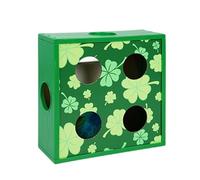 sodeber MultiFunctional Automatic Rotating Activity Chew Resistant Puzzle Toy Design Enrichment Interactive Cats with Bells