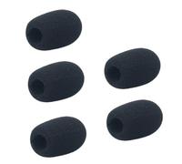 sodeber Of 5 Microphone Sponges Covers Advanced Winds Foam Reduction Durability Design for Panel Discussions Speech Systems Microphone Windscreen Foam Filter