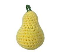sodeber Of 7 Lovely Knitted Fruit Charm Pendant Soft Craft Keychain Hanging Decoration for Children Backpack Phone Ornament Children Craft Supply