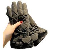 sodeber Padded Gloves Touchscreens Winter Fleece Thickened Warm Cycling Mountaineering Skiing Plush Cotton Touchscreens Ski
