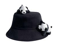 sodeber Pandas Bucket Hat Fisherman Basin Sunhat Kid Cloches Bowlers