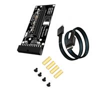 sodeber PCIE4.0 X16 Expansion Card with SFF 8612 Port 24Pin Power Supply for External Device Storage Expansion Desktop Execution Improve