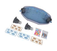 sodeber Portable Marine Marble Battle Game Two Player Action Secure Construction and Firing Enhancing Concentration School