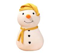 sodeber Practical Snowmans Beanbag Plush Soft and Snuggly Stuffed Sturdy Plush Toy for Creative Playing Living Room Decoration Chilly Snowmans