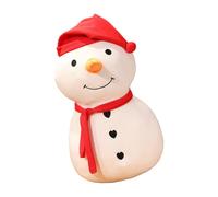 sodeber Practical Snowmans Beanbag Plush Soft and Snuggly Stuffed Sturdy Plush Toy for Creative Playing Living Room Decoration Chilly Snowmans