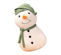 sodeber Practical Snowmans Beanbag Plush Soft and Snuggly Stuffed Sturdy Plush Toy for Creative Playing Living Room Decoration Chilly Snowmans