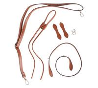 sodeber Rattan Weaving Bag Essential Tools Tool PU Adjustable Strap Accessories for Beginner and Craft Lover Basketry Supplies