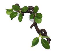 sodeber Reptiles Decoration Terrarium Plant Corner Climbing Branch Suction Cup Aquariums Artificial Tree Plant for Snake Bearded Pet Habitats Natural Habitat