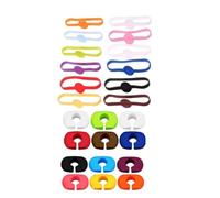 sodeber Reusable Silicone Glass Markers Set For Wine Glasses And Cocktails Color Suitable Parties Event