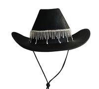 sodeber Rhinestone Cowboy Hat Cowgirl Bachelorette Party Bridal Bride
