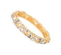 sodeber Romance Hollow Out Fish Tail Spring Zn Alloy Hand Chain with Brilliant Rhinestones Accent Assorted Color Fish Tail Hollow