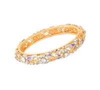 sodeber Romance Hollow Out Fish Tail Spring Zn Alloy Hand Chain with Brilliant Rhinestones Accent Assorted Color Fish Tail Hollow