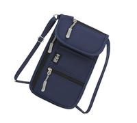 sodeber Secure Large Capacity Passports Holder Fashion Blocking Passports Holder Practical Oxford Neck Wallet Anti Theft Design Document Organizers