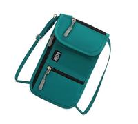 sodeber Secure Large Capacity Passports Holder Fashion Blocking Passports Holder Practical Oxford Neck Wallet Anti Theft Design Document Organizers