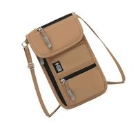 sodeber Secure Large Capacity Passports Holder Fashion Blocking Passports Holder Practical Oxford Neck Wallet Anti Theft Design Document Organizers