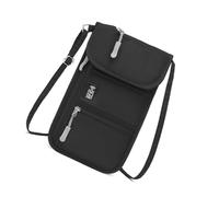 sodeber Secure Large Capacity Passports Holder Fashion Blocking Passports Holder Practical Oxford Neck Wallet Anti Theft Design Document Organizers
