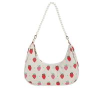 sodeber Shoulder Bag with Print Spacious Compartments Comfortable Underarm Carry Casual Outfit Companion Floral Underarm Purse