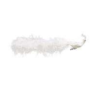 sodeber Simulation Peacocks with Long Tail Christmas Decoration Bird Figurine Realistic Natural Tree Hanging Ornaments Simulation Peacocks