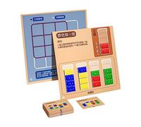 sodeber Sliding Puzzle Toy Logic-Thinking Fine Motor Skill Training Preschool Education Color Sorting Toddler Gift Fine Motor Skill Sorting Game