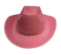 sodeber Sparkly Rhinestones Tassels Cowboy Hat Knight For Bachelorette Party Versatile Club Stage