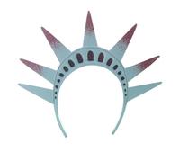 sodeber Statue Of Liberties Torch Headband Stage Props Hairhoop For Halloween And 4th July Day Party Gathering