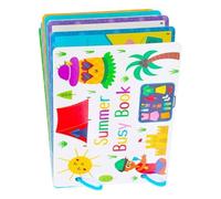 sodeber Sticker Activity Book for Kids with Cognitive Skill Development Exercises Paper Sensory Preschool Cognitive Workbook Portable Travel Educational Toy Tear Children ' s
