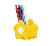 sodeber Student Stationery Holder Lovely Flower-shaped Desk Pen Large Capacity Home / / School Supply Pen for Desk Organizer Cute Yellow