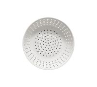 sodeber Sturdy Ceramic Plate Wide Holes Design Enhances Airflows Suitable for Various Dishes from Dim Sum to Vegetables Multiple Size Steaming Tray