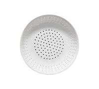 sodeber Sturdy Ceramic Plate Wide Holes Design Enhances Airflows Suitable for Various Dishes from Dim Sum to Vegetables Multiple Size Steaming Tray
