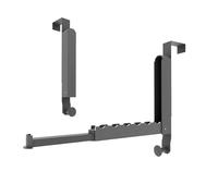 sodeber Sturdy Foldable Over the Door Hanger with Expandable Rod for Travel Home Storage and Organization Closet Fasteners