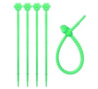 sodeber Stylish Sturdy Silicone Rubber Cable Ties 5 Pack Elastic Wire Organizers Portable for a Neat Workspaces Rubber Wire Ties