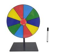sodeber Tabletop Prize Turntable Erasable Fortunes Wheel Draws Roulette Tabletop Lottery Machine Turntable Erasable Fortunes