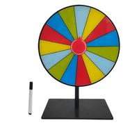 sodeber Tabletop Prize Turntable Erasable Fortunes Wheel Draws Roulette Tabletop Lottery Machine Turntable Erasable Fortunes