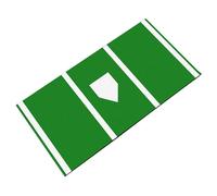 sodeber Transportable Not Slip Training Pad 120x200cm with Realistic Batting for Pitchers Expert Example