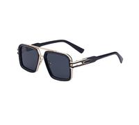 sodeber Trendy Unisex Square Sunglasses with Double Beams Frame | Fashion Eyewears for Men Driving Running and Outdoor Adventures, Comfortable Eyeglasses for Men Walking Hiking
