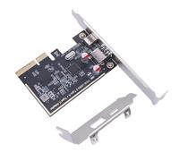 sodeber Two Port USB3.1 PCIe Card PCIExpress 3.0x2 Expansion Add-On Adapter Card Fast Speed Data Transfer And Compatibility