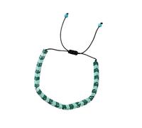 sodeber Unique Adjustable Beaded Geometric Shape Detail Wristlet Creative Gift Fashion Accessory Adjustable Handwoven Wristlet