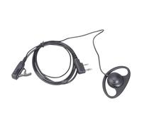 sodeber Upgraded D Shape Soft Ear Hook Earpiece Talkies Two Way Radio Headset with PTT for TK-240 250 255 260 Ear Hook Earpiece