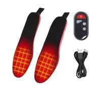 sodeber USB Rechargeable Electric Heated Insoles Winter Foot Warmer Washable Cuttable Electric Shoe Pad For Man Women