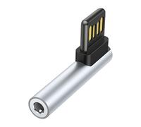 sodeber USB To 3.5mm Adapter USB To Headphone Dongle For Seamlessly Connection Of Headphone Speakers To Various Device