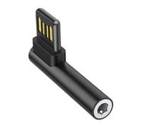 sodeber USB To 3.5mm Adapter USB To Headphone Dongle For Seamlessly Connection Of Headphone Speakers To Various Device