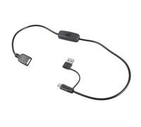 sodeber USB Type CREATE and a to Female Power Extension Cord Constructed in on Away Change for Refrigerating Fan LED Lamp 3 Measurements Male to CREATE Male Charging Extension