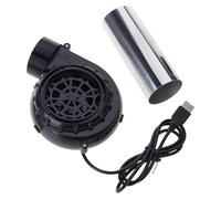 sodeber USB5V BBQ Blower with USB Cable Handheld Fan Cooking Bellows Tool for Outdoor Cooking and Camping BBQ Fan Electric Grilling Blower
