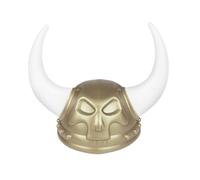 sodeber VikingHelmet with Horns for VikingTheme Parties Ancient Roman Warrior Hat for Halloween Costume Medieval Dress Up Horned for Battle Play Halloween Cosplay Accessory