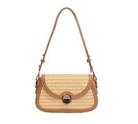 sodeber Women Handbag Straw Beach Bag Handwoven Messengers Retro Shoulder Crossbody Vacation For Daily