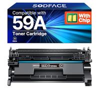 CF259A with Chip Compatible for HP 59A CF259A 59X CF259X Toner for Laserjet Pro M404dn M404dw MFP M428dw M428fdw M428fdn M404n M304a M428 M404 M406 M430 (Black, 1-Pack)