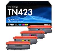 SODFACE TN423 Toner Cartridge Compatible for Brother TN-423 TN423 (4-pack) | Compatible for Brother HL-L8260CDW HL-L8360CDW MFC-L8690CDW MFC-L8900CDW DCP-L8410CDW L8410CDN (Black Cyan Yellow Magenta)