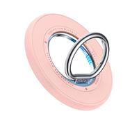 SODI Magnetic Phone Ring Holder Grip for Mag-Safe，360° Rotation Strong Magnetic Phone Finger Ring Kickstand，fits Mag-Safe Accessory Compatible with iPhone 16 15 14 13 12 Series, Pink