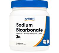 Sodium Bicarbonate Powder, Unflavored, 2 lb (907 g), Nutricost